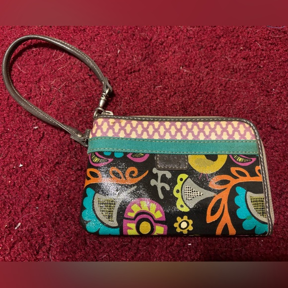 FOSSIL KEEP PER WRISTLET GUC LEATHER VINTAGE - Picture 1 of 3